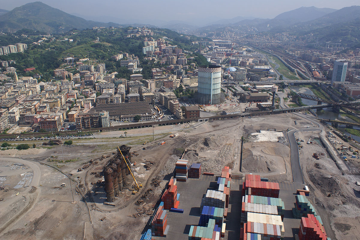smaltimento gasmetro AFO e visione cantiere smaltimento gasmetro AFO